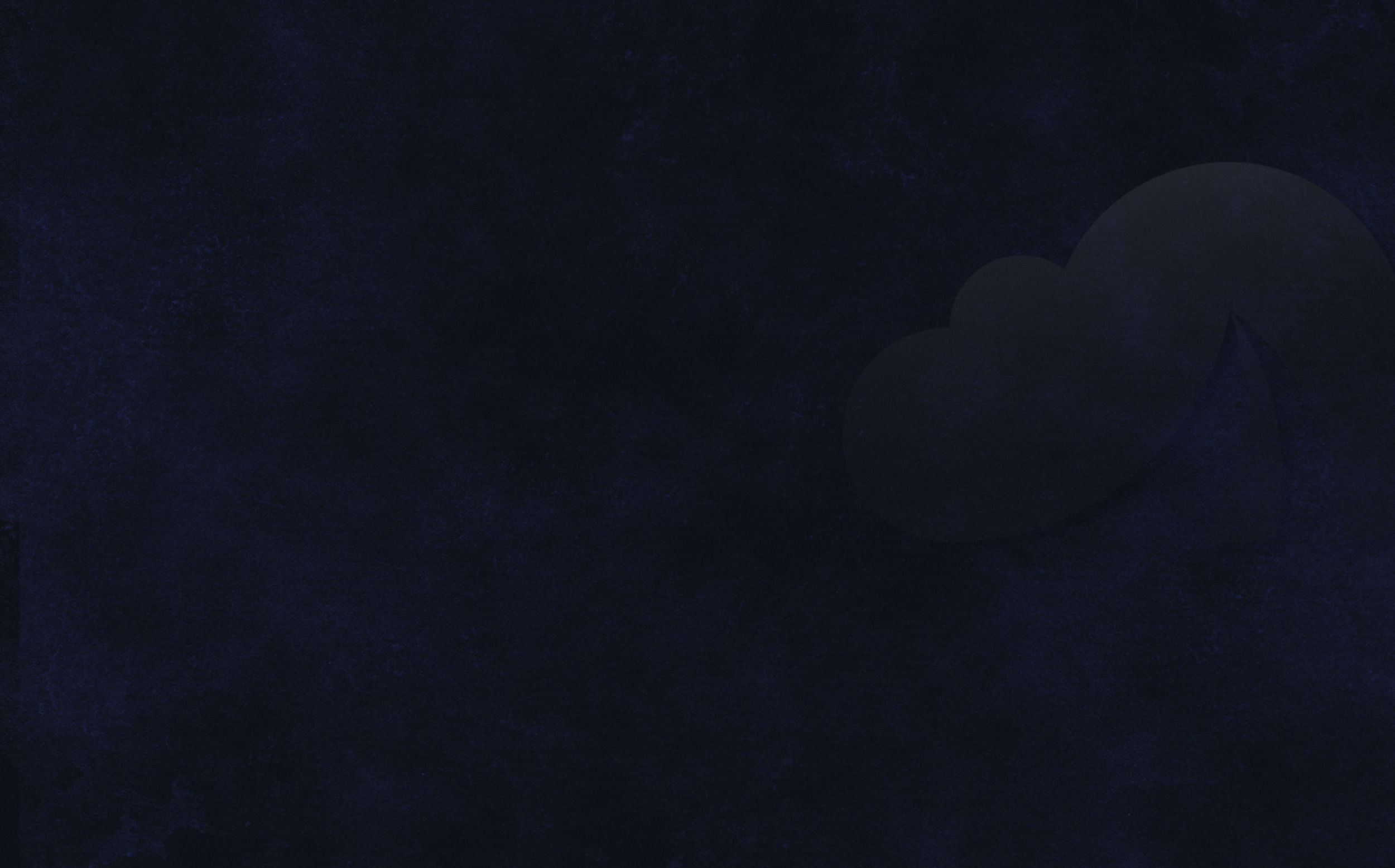 Cloud in a blue background