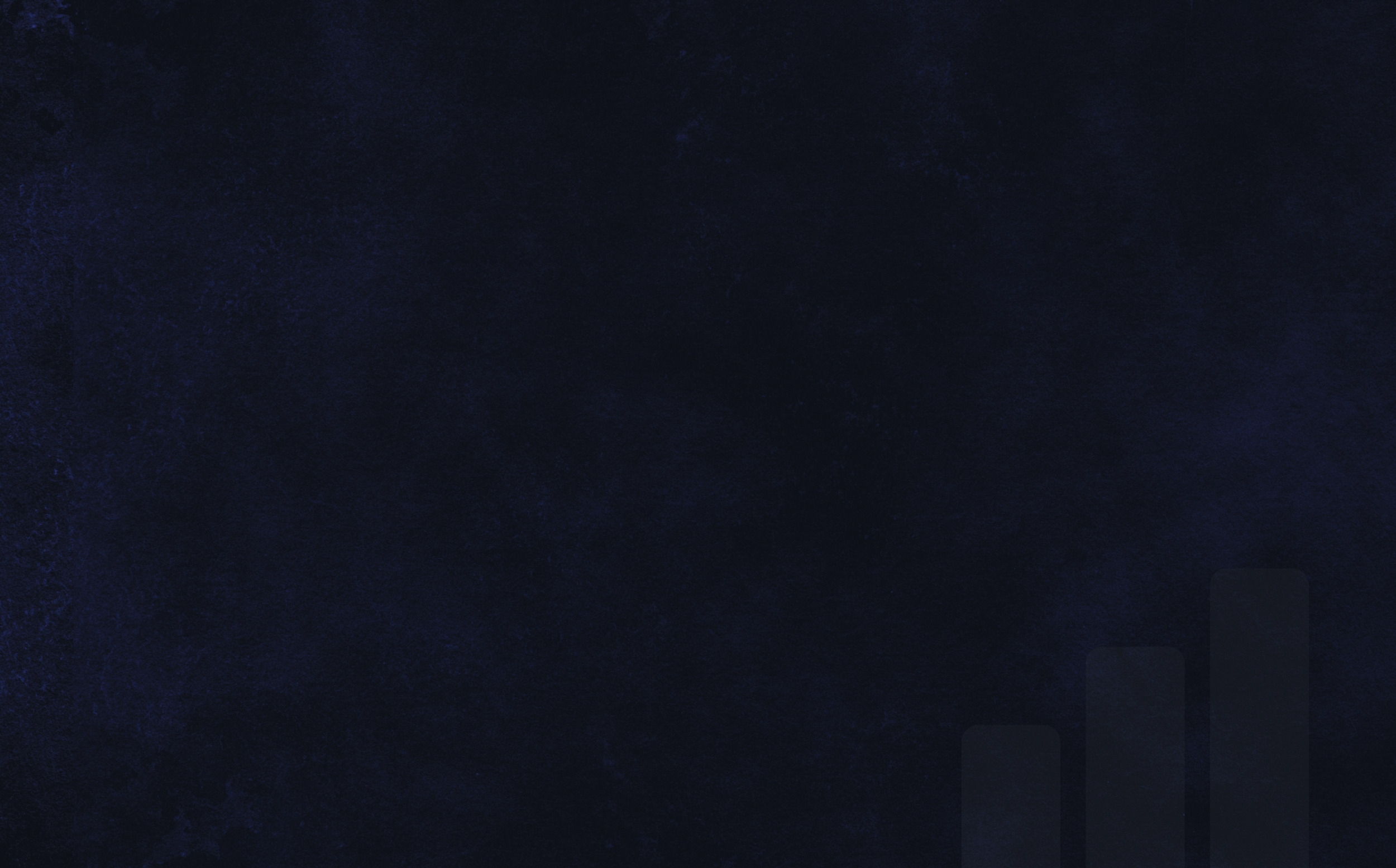 Growth Bars in a blue background